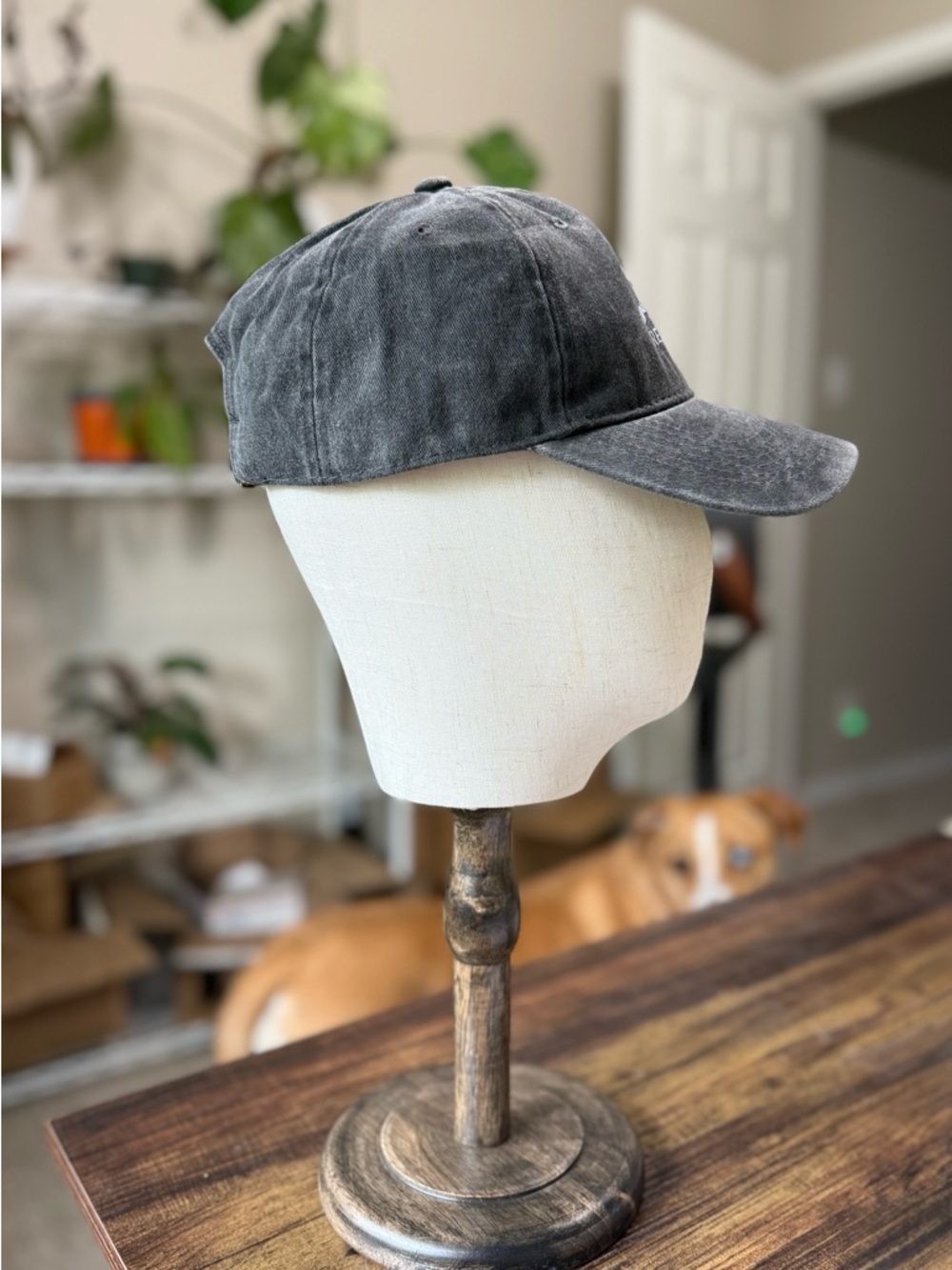 NWOT Pit Bull Rescue Graphic Dad Hat - Acid Wash Grey - Pittie, Bully, Staffy - Picture 4 of 6